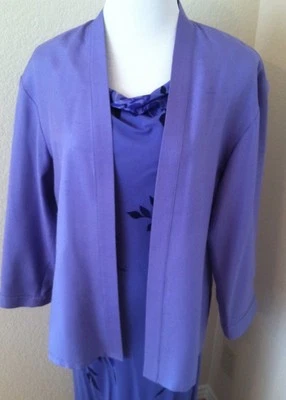 Jaqueta cardigã de seda frente aberta jaqueta estilo quimono de seda roxa clara - Imagem 1 de 4