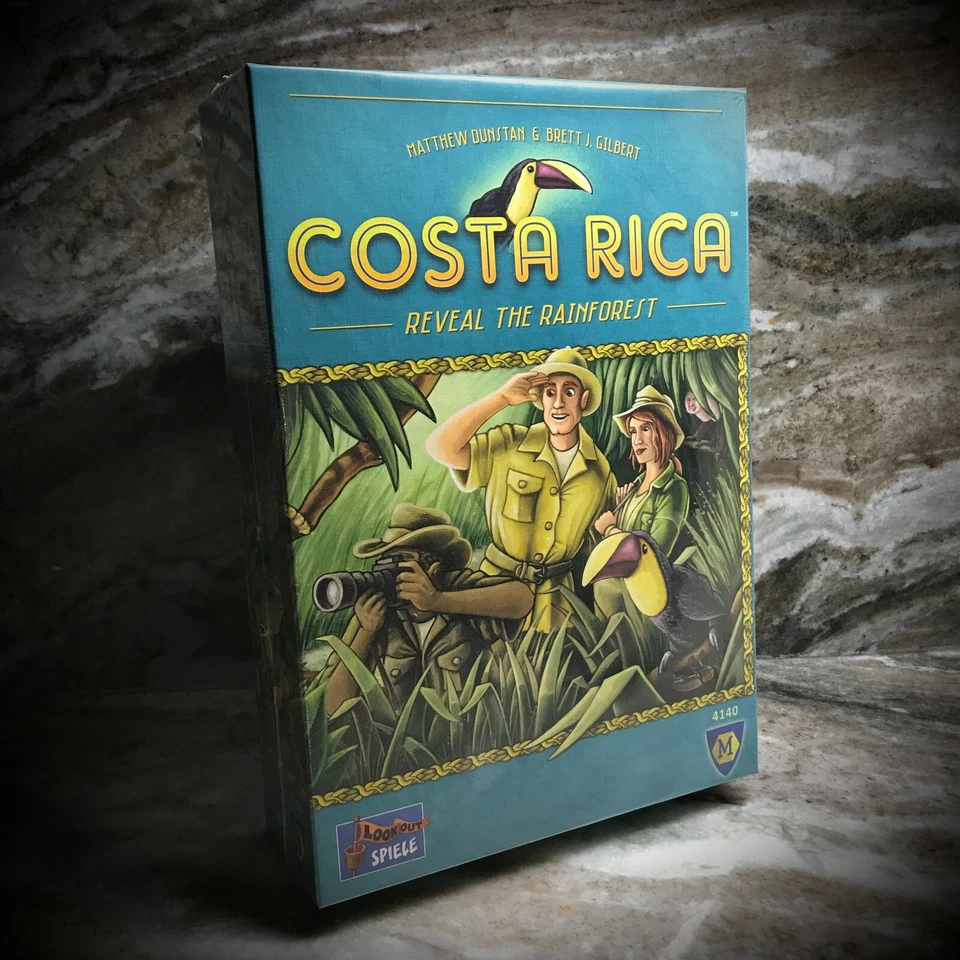Costa Rica Reveal The Rainforest Game English German Made USA Rare