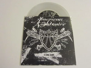 AMERICAN NIGHTMARE 4 Song Demo 7" CLEAR VINYL limited - Imagen 1 de 1