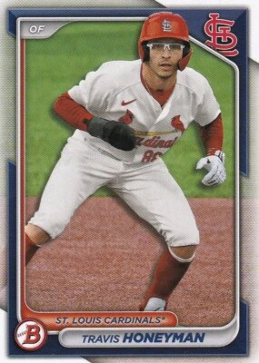 2024 Bowman - Prospects #BP-46 Travis Honeyman (RC) St. Louis Cardinals - Image 1 of 2