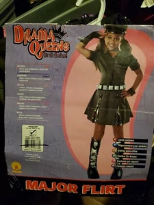 Halloween, Flirt Major Military Army Soldier, girls M 8-10 - Picture 1 of 3