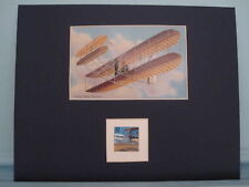 The Wright Brothers at Kitty Hawk honored by its stamp