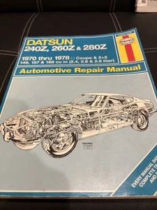 Datsun 240Z , 260Z & 280Z Haynes Repair Manual (USA) # 206. - Picture 1 of 8