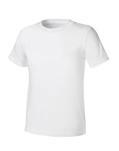 Hanes T Shirts 5 Pack Boys Short Sleeve Ultimate Lightweight 100% cotton TagFree - Picture 1 of 4