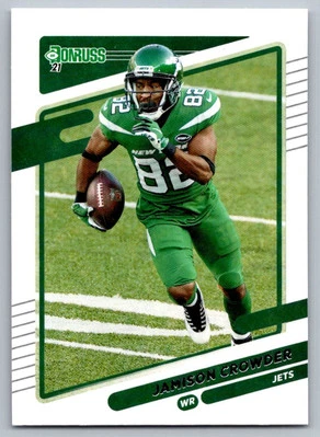2021 Donruss Jamison Crowder New York Jets #40 - Image 1 of 2