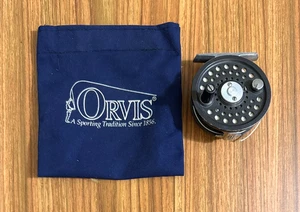 Orvis Battenkill 3/4 Click & Pawl Fly Reel w/Backing & Fly Line, Made in England - Picture 1 of 6