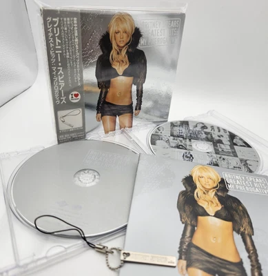 BRITNEY SPEARS Greatest Hits My Prerogative Japan 2CD w/OBI Phone Strap 2004 - Image 1 of 4