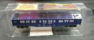 O Gauge Gondola UNITED STATES NAVY Menards Exclusive U.S USA Armed Forces New  - Image 1 of 4