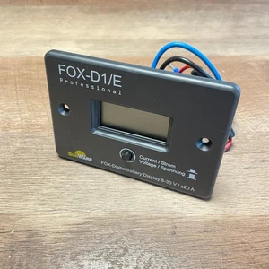 Indicador de batería SunWare Fox-D1/E regulador de carga panel de visualización solar corriente 12/24V - Imagen 1 de 3