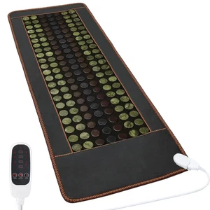 Tappetino riscaldante in giada naturale e tormalina infrarossi lontani #2261YUP1 - Foto 1 di 8