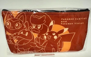 Pokémon Scarlet & Violet Promo Pouch Bag Fuecoco Sprigatito Quaxly Pikachu - Picture 1 of 4