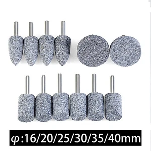 16mm to 40mm Mounted Grinding Stones Wheel Bit For Rotary Drill 6mm Shank - Picture 1 of 6