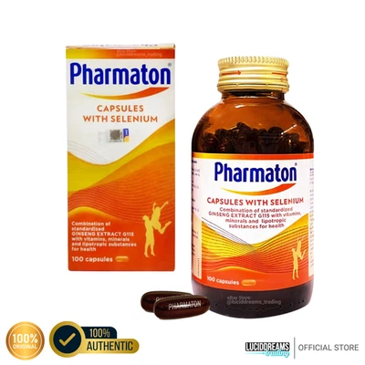 Pharmaton Ginseng G115 100 Comprimidos para Energía con Selenio y Multivitamínico Foto 1 de 4