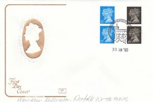 Penny Black ex Booklet 20p 15p GB Cotswold FDC Windsor 1990 NO INSERT (105256) - Picture 1 of 1