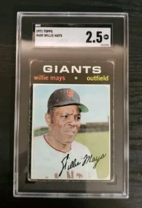 1971 Topps #600 Willie Mays SGC 2,5 - Foto 1 di 2