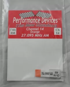 27Mhz AM Transmitter Crystal Orange CH2 US/CH 14 Europa 27,095Mhz - Bild 1 von 1