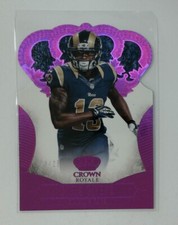 2013 Panini Crown Royale #23 Chris Givens  Purple Holo (Die Cut Crown)