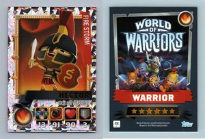 Hector - Fire Storm #210 World Of Warriors 2015 Topps Special Move Foil Card - Picture 1 of 1