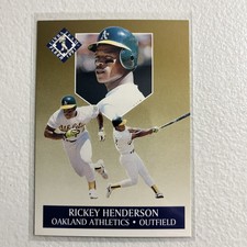 1991 Fleer Ultra #5 Rickey Henderson Ultra Team Oakland Athletics