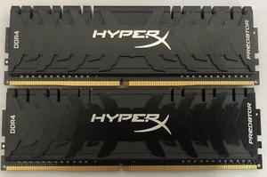 HYPERX PREDATOR 16GB kit 2x8GB DDR4 3333MHZ DIMM HX432C16PB3K2/16 GAMING RAM - Picture 1 of 3