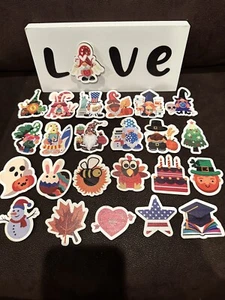 Letrero de madera intercambiable de amor en el hogar de San Valentín, vacaciones de temporada GNOMES - Imagen 1 de 4