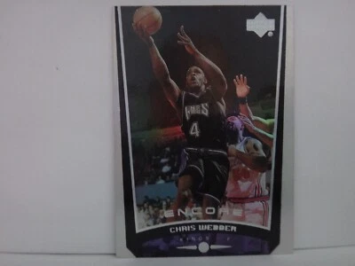 1998-99 Upper Deck Encore Basketball #72 Chris Webber - Image 1 of 2