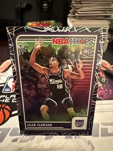 Jalen Slawson 2023-24 NBA Haunted Hoops Web Foil SP Kings - Picture 1 of 2