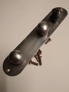 Relic'ed Complete Tele Top Deck With Alternative Switch Mounting Screws. Chrome. - Picture 1 of 3