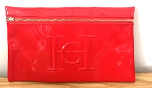 Carolina Herrera Red Pvc Cosmetic/Toiletry Bag - Picture 1 of 1