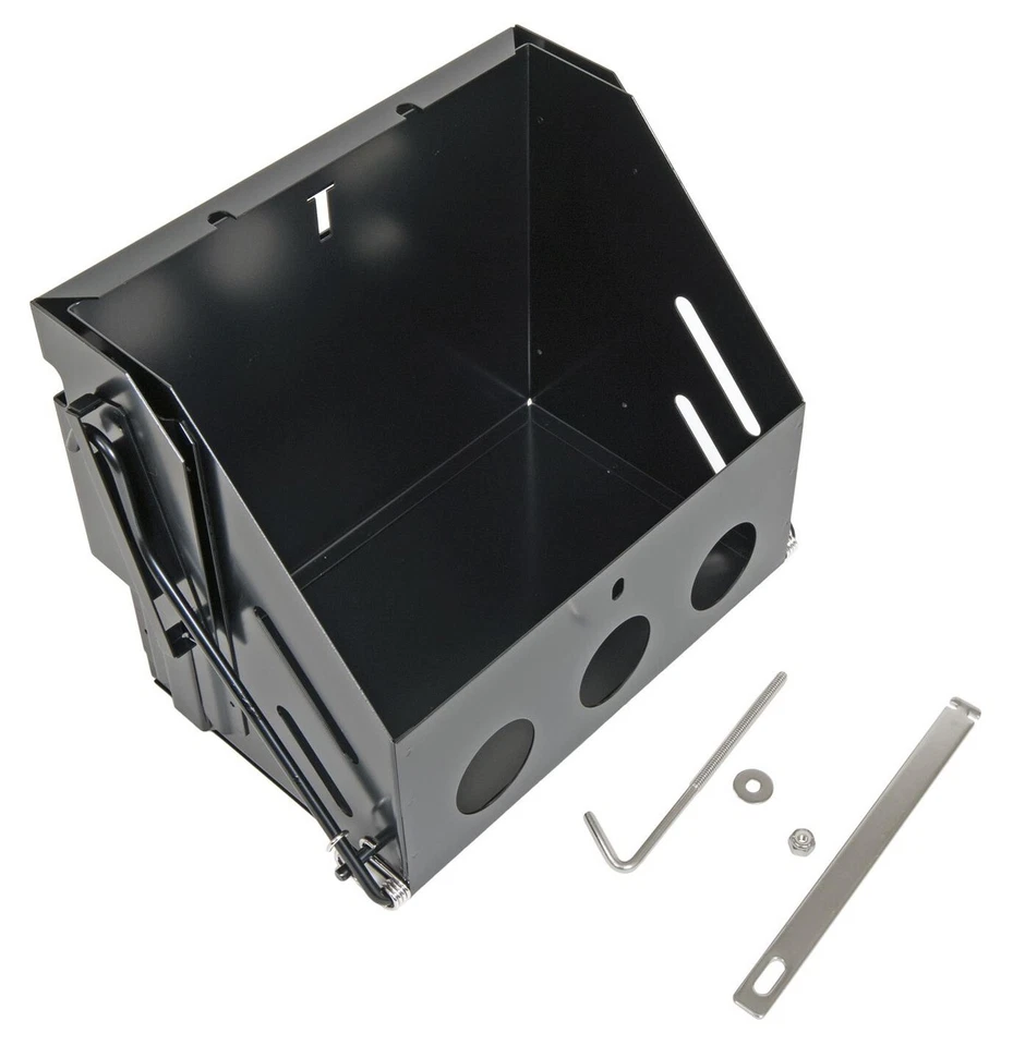 Black Steel Drop-Down Battery Box - Image 1 of 1