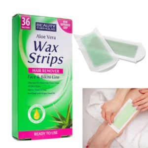 Beauty Formulas Depilación Tiras Depiladoras Rostro y Bikini Listas Para Usar Cera Nuevo - Imagen 1 de 12