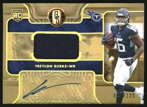 2022 Panini Gold Standard #215 Treylon Burks Autograph Jersey /199