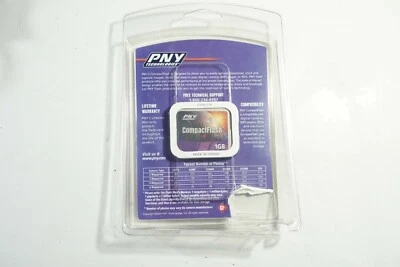 NEW PNY 1GB Compact Flash Card, Free 2-3 Day Ship!!! - Image 1 of 3