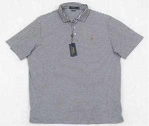 Polo Ralph Lauren gestreiftes 3-Knopf Jersey Shirt L neu mit Etikett $ 99 - Bild 1 von 4
