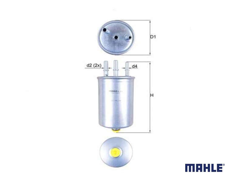 Mahle KL 511 Filtro de Combustible para Ford Tourneo Connect Transit Nuevo - Imagen 1 de 2