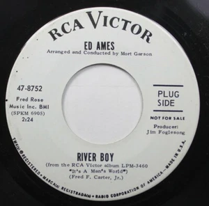 50S 60S Promo 45 Ed Ames - River Boy / A Man And A Woman On Rca Victor - Picture 1 of 2
