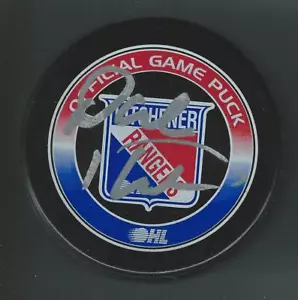 Dale Hunter Signed Kitchener Rangers Official Game Puck London Knights Capitals - Picture 1 of 1