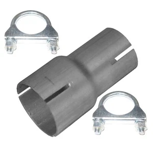 Aufweitung von 40mm ↗ 50mm Auspuff Adapter Reduzierung connector 2 Schelle a* - Afbeelding 1 van 1