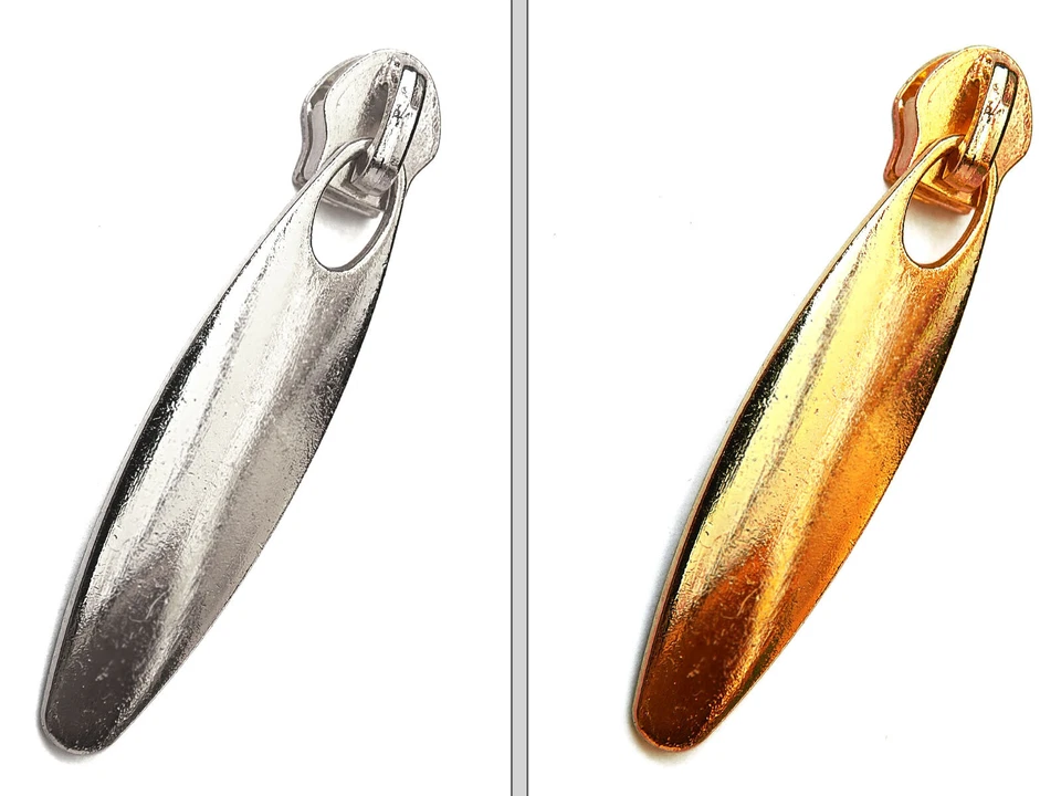 4 St. Zipper Schieber Griffe für Endlos-Reißverschluss Gr. #5 Spiralverschluss - Bild 1 von 1