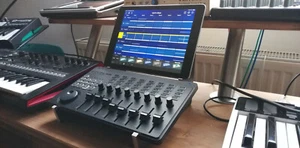 Stand for NanoKONTROL Studio or KORG NANOKEY and iPad Rack Wood Side Part - Picture 1 of 6