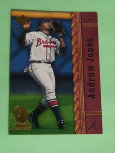 2001 Upper Deck Gold Glove Atlanta Braves Baseball Card #45 Andruw Jones - Picture 1 of 2