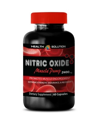 HEALTH SOLUTION USA L-arginine plus NITRIC OXIDE MUSCLE PUMP 2400 Increases recognition of sense 1B