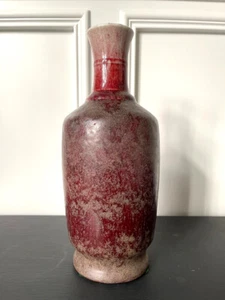 Large Antique Chinese Sang-de-Boeuf LangYao Red Vase - Picture 1 of 12