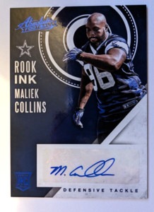 2016 ABSOLUTE ROOKIE INK RC AUTO MALIEK COLLINS #37