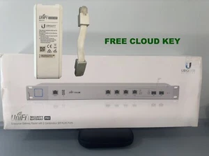 Ubiquiti Networks USG-PRO-4 Enterprise Gateway Router with FREE UNIFI CLOUD KEY - Afbeelding 1 van 11