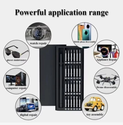 25 In 1 Screwdriver Set Precision Magnetic Screw Driver Bits Mini Tool Case - Image 1 of 3