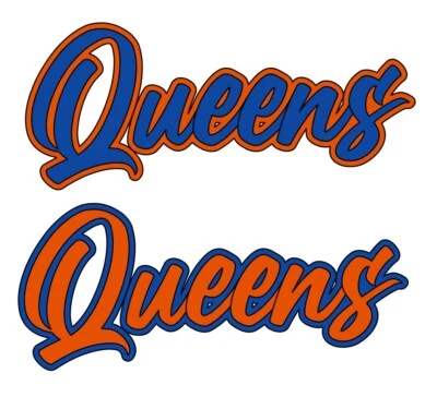 Adesivo de vinil "Queens" NY Mets - Muitos tamanhos e decalque de nome GRÁTIS com US$ 40+ compra Mets - Imagem 1 de 4