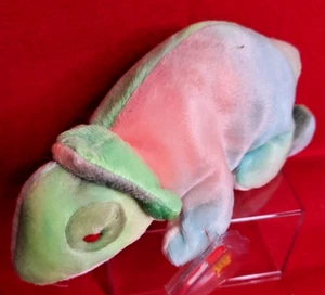 Ty Beanie Baby MWMT - Rainbow The Chameleon - Picture 1 of 4