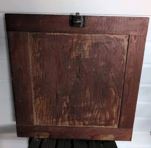 Antique Panels Wood Pantry Cupboard Doors ~20" x 19" ~ Lot of 4 - Picture 1 of 11