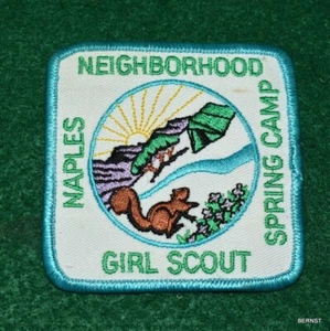 GIRL SCOUT COUNCIL PATCH - NAPLES - FREE SHIPPING - Picture 1 of 1